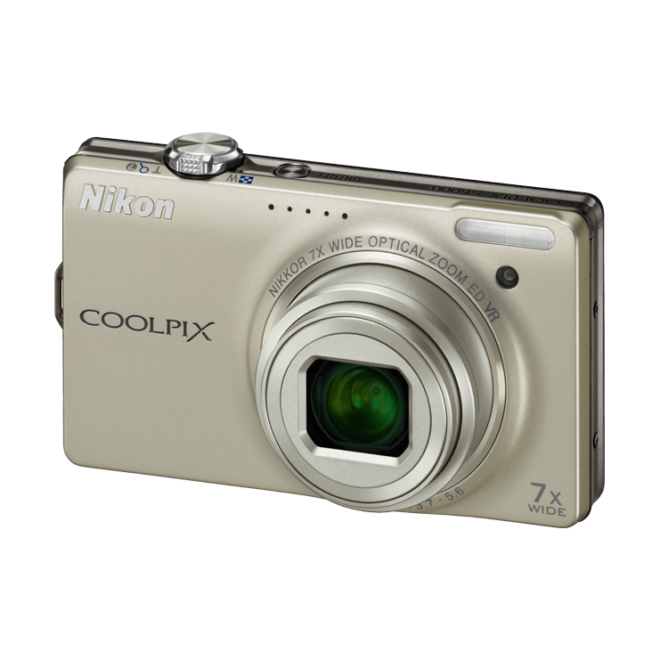 Nikon Coolpix S6000 Point and Shoot Digital Camera – Slim Design with Big Zoom