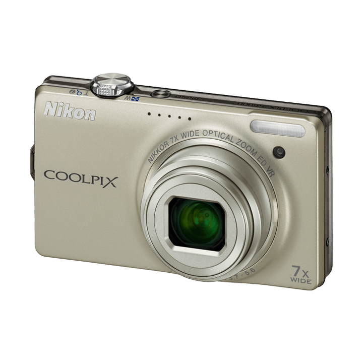 Nikon Coolpix S6000 Point and Shoot Digital Camera – Slim Design with Big Zoom