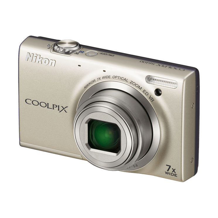 Nikon Coolpix S6100 Point and Shoot Digital Camera – High Resolution with Touch Control