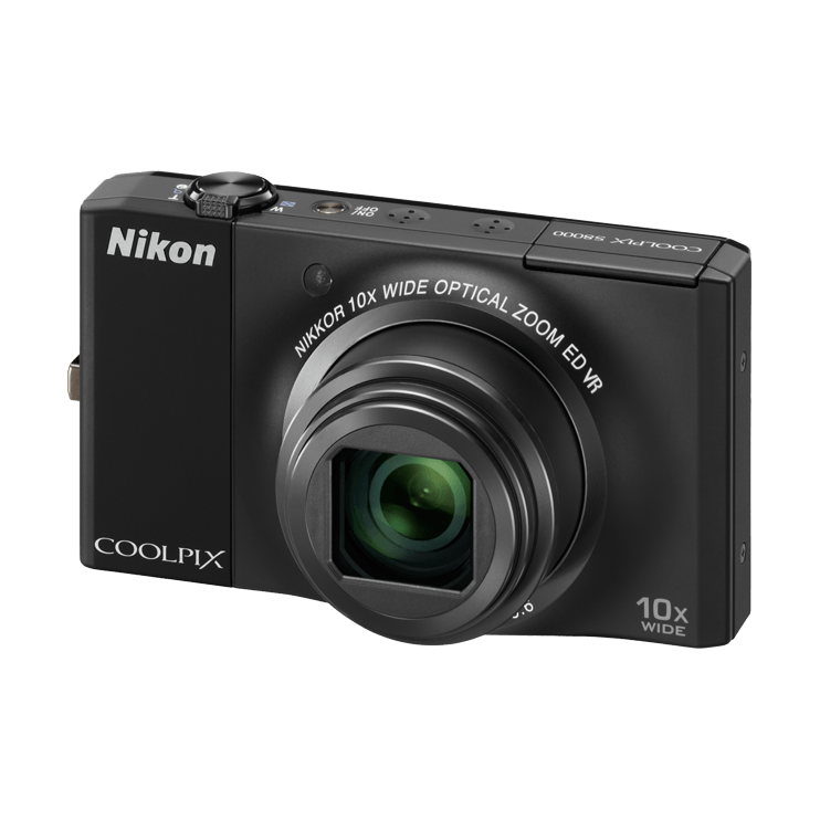 Nikon Coolpix S8000 Point and Shoot Digital Camera – Slim with Powerful 10x Zoom