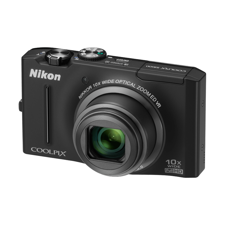Nikon Coolpix S8100 Point and Shoot Digital Camera – High-Speed Compact Zoom