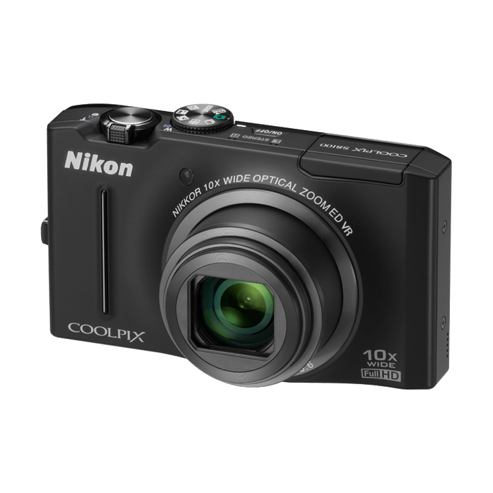 Nikon Coolpix S8100 Point and Shoot Digital Camera – High-Speed Compact Zoom
