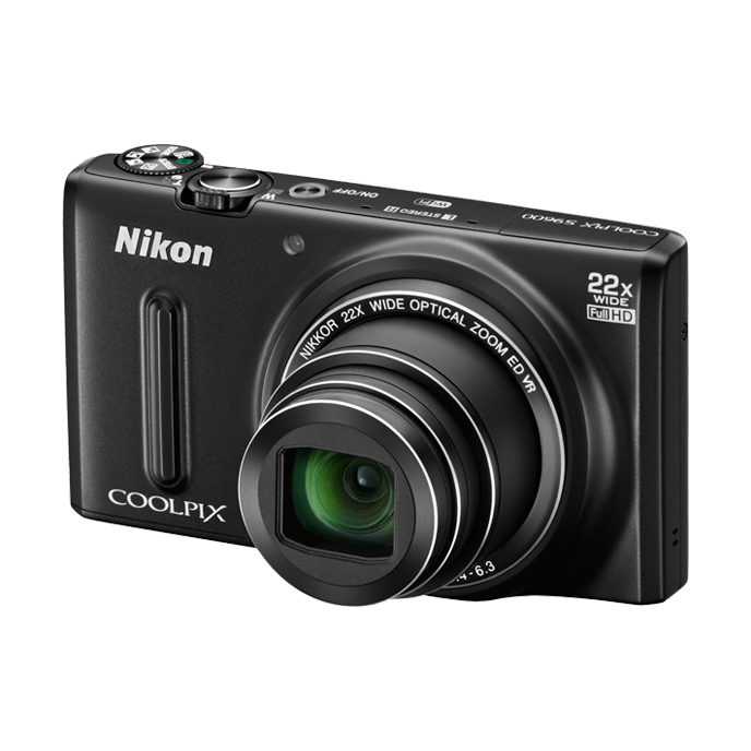 Nikon Coolpix S9600 Point and Shoot Digital Camera – Compact with Powerful Zoom