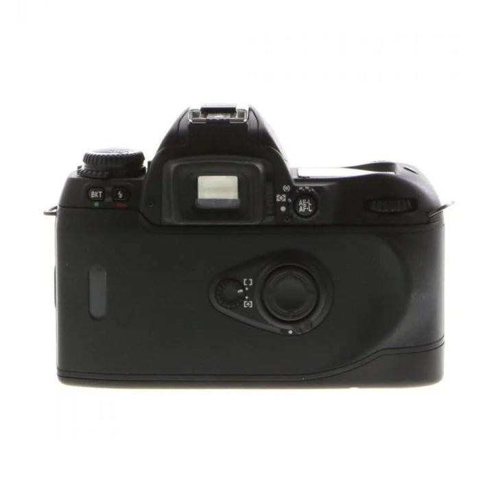 Rear view of black Nikon N80 SLR with AE-L AF-L button and multi-selector at ClubCamera.com