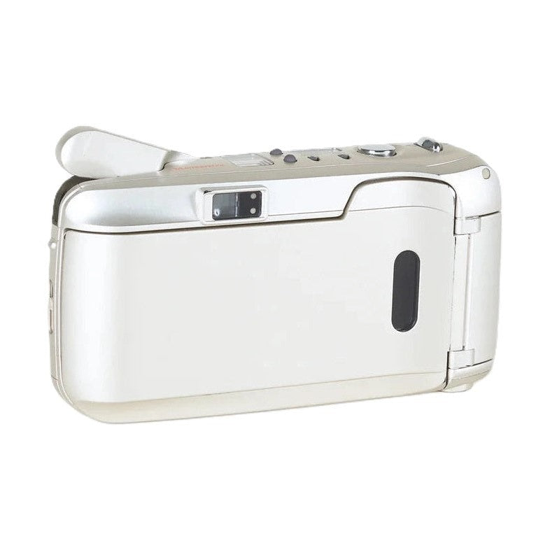 Olympus Stylus Zoom 70 QuartzDate point and shoot camera with extended flash and control dial from ClubCamera.com
