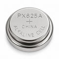 ClubCamera.com PX625A 1.5V Alkaline Button Cell Battery silver top with embossed plus sign and China marking
