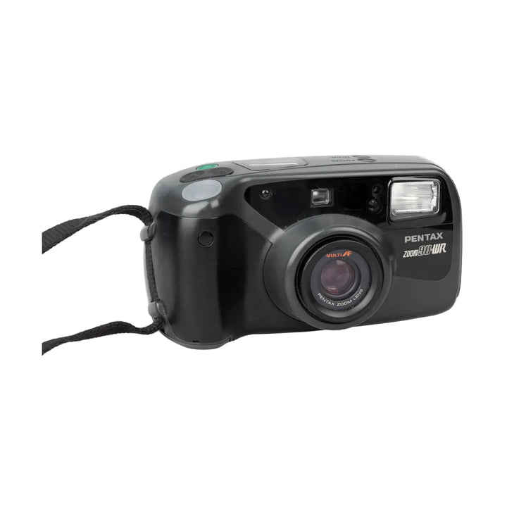 Pentax 90WR black point and shoot film camera with zoom lens at ClubCamera.com