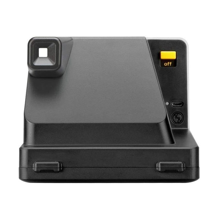 matte black Polaroid OneStep 2 VF instant camera rear view with USB-C port and textured finish at ClubCamera.com