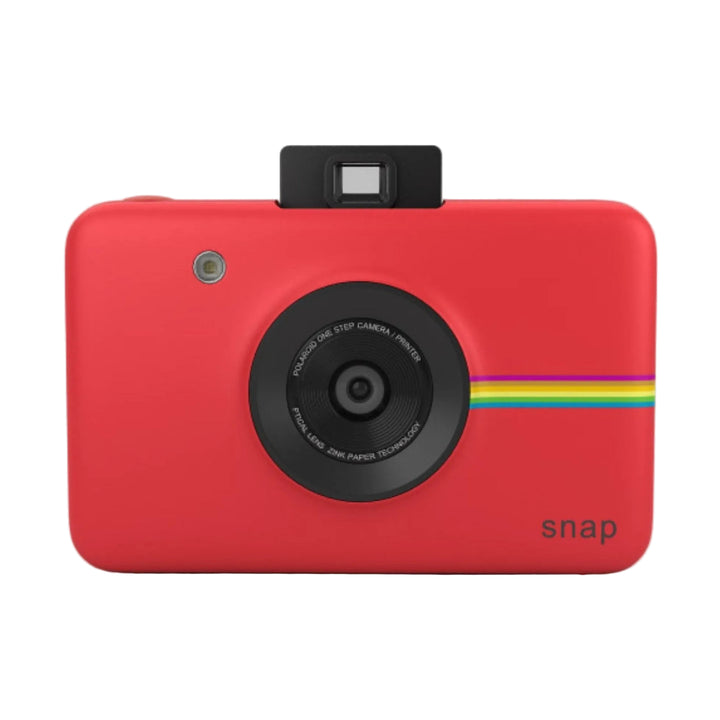 Front view red Polaroid Snap digital photo printer with matte finish at ClubCamera.com