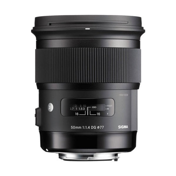 Sigma 50mm f/1.4 DG HSM Art Lens (Nikon F) - side
