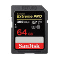 ClubCamera.com SanDisk Extreme PRO 64GB SDXC UHS-II memory card with V90 and U3 ratings