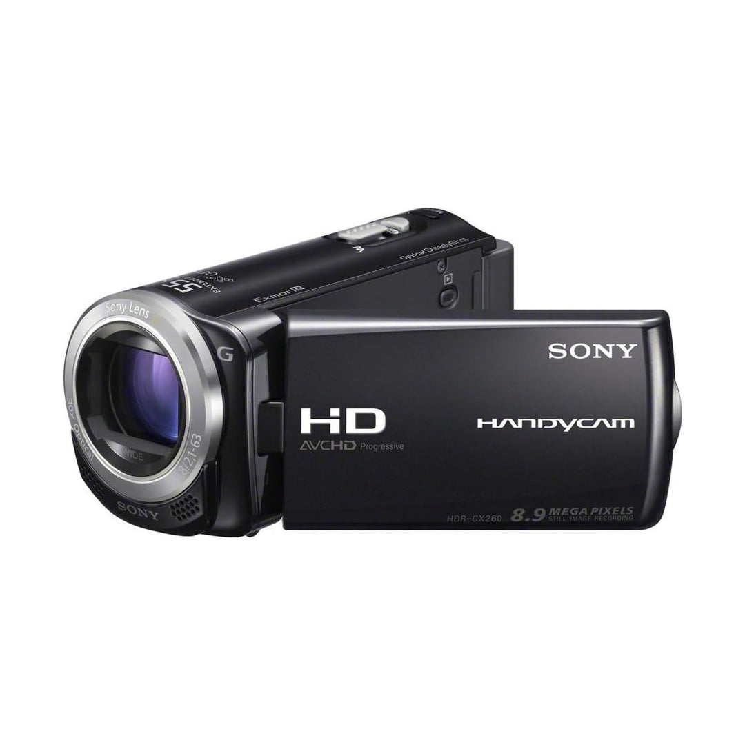 Sony HDR-CX260 Handycam black with flip-out LCD and 30x optical zoom at ClubCamera.com