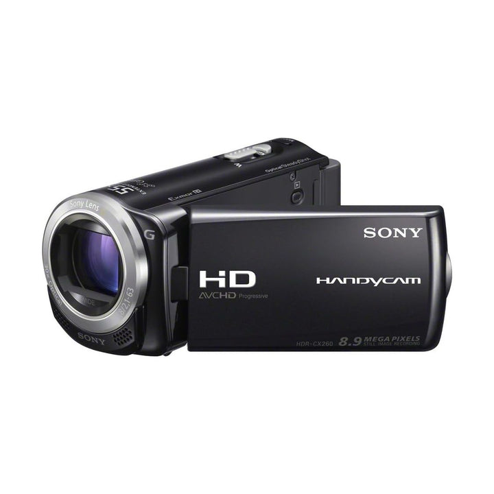 Sony HDR-CX260 Handycam black with flip-out LCD and 30x optical zoom at ClubCamera.com