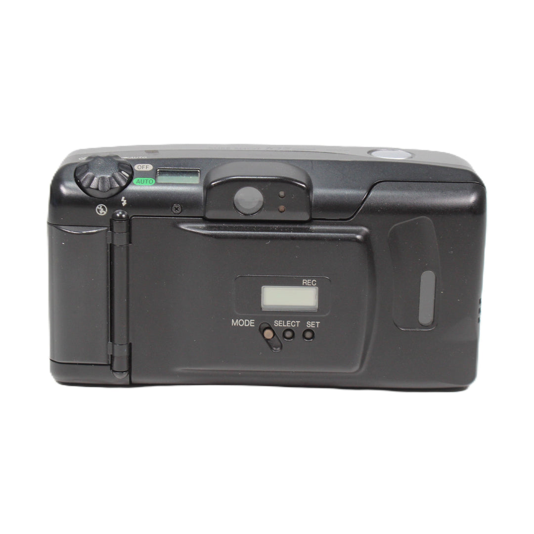 ClubCamera.com Canon Sure Shot 105 Zoom rear control panel LCD screen mode dial
