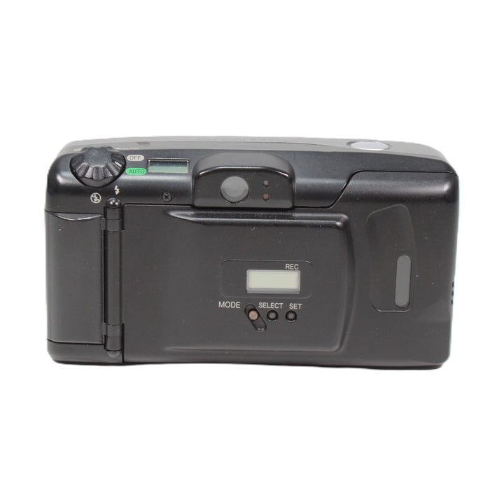 ClubCamera.com Canon Sure Shot 105 Zoom rear control panel LCD screen mode dial