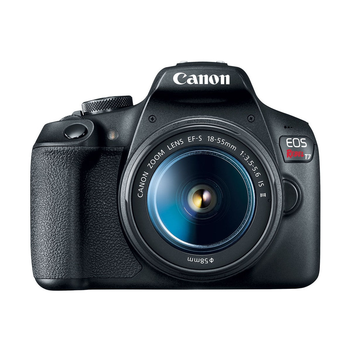 Canon EOS Rebel T7 DSLR Camera with 18-55mm Lens - front