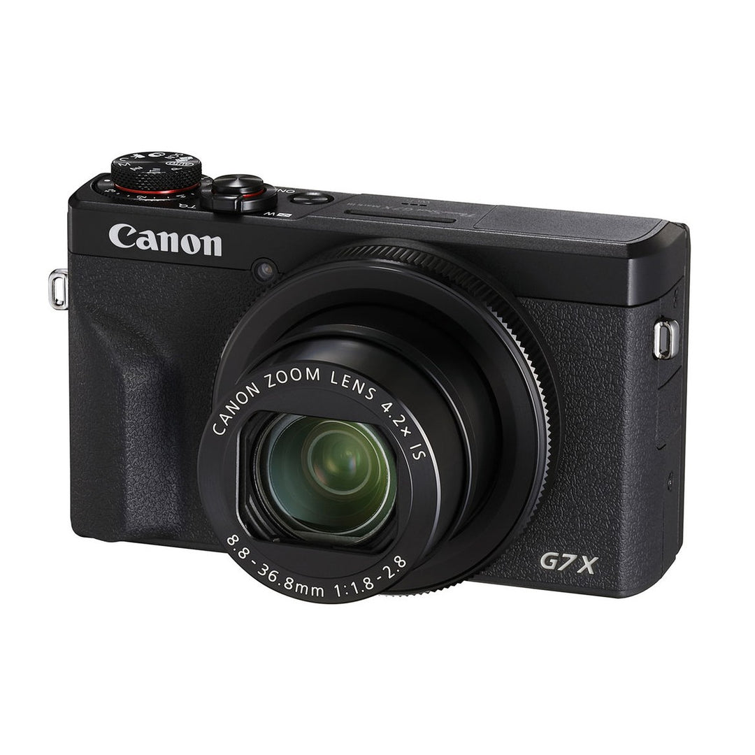 Canon PowerShot G7 X Mark III Digital Camera (Black) - front