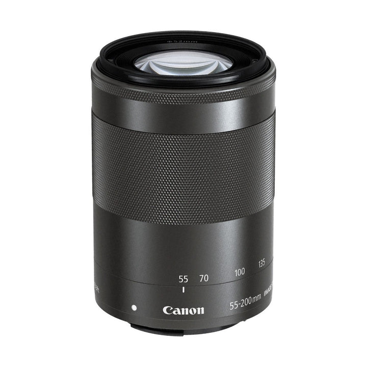 Canon EF-M 55-200mm f/4.5-6.3 IS STM Lens (White Box) - front