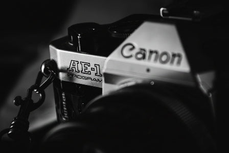 ClubCamera.com Canon AE-1 Program camera in black and white