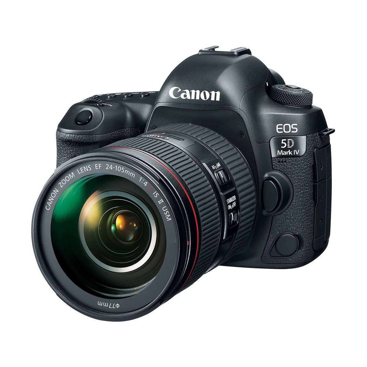 Canon EOS 5D Mark IV DSLR Camera with 24-105mm Lens - front