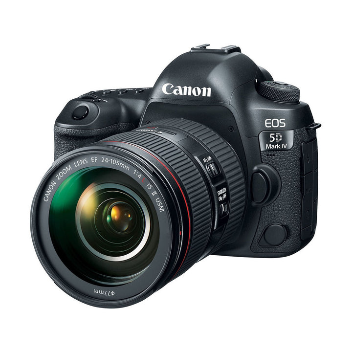 Canon EOS 5D Mark IV DSLR Camera with 24-105mm Lens - front