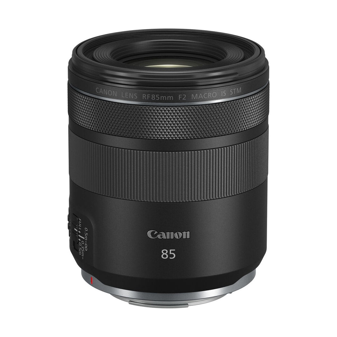 Canon RF 85mm f/2 Macro IS STM Lens - front