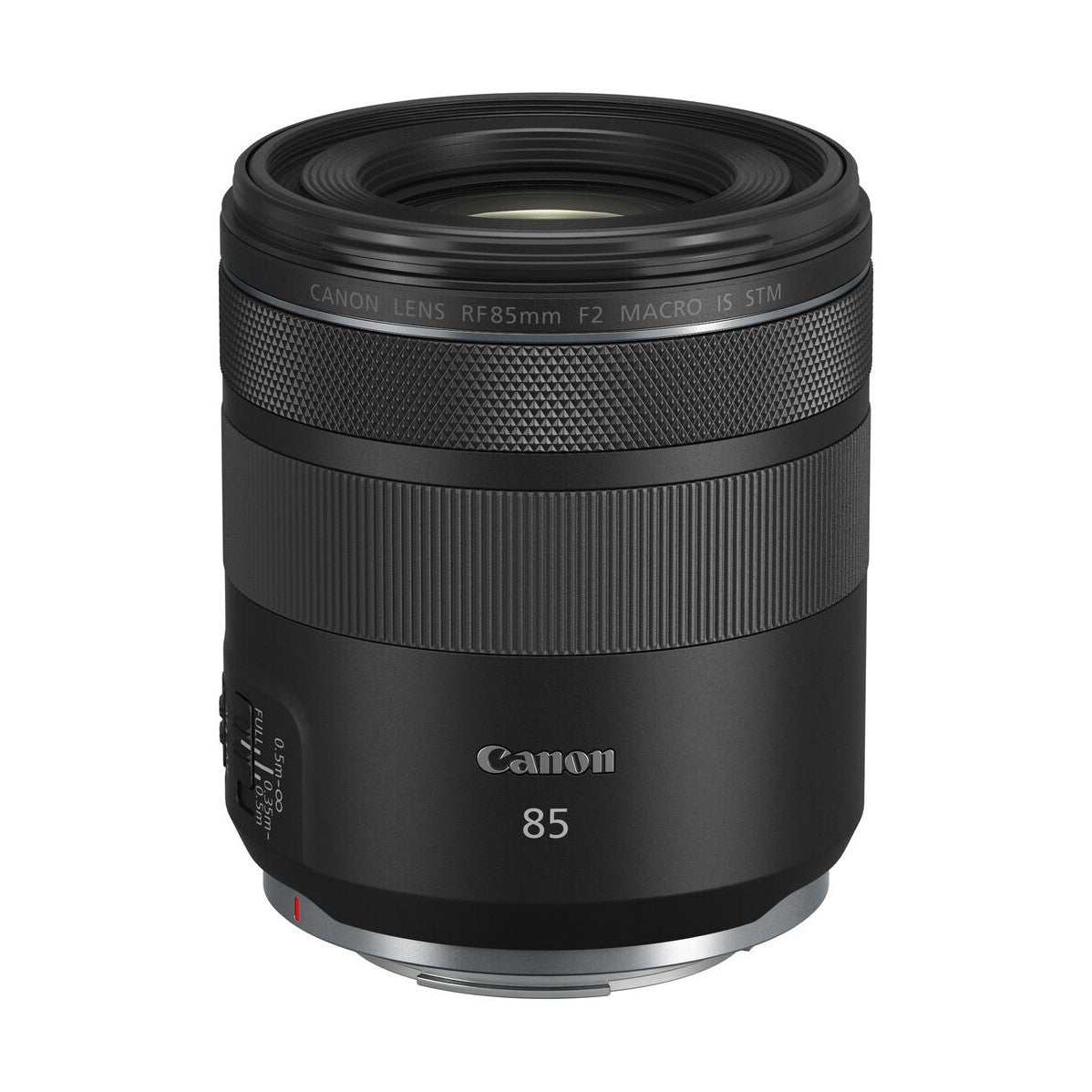 Canon RF 85mm f/2 Macro IS STM Lens - front