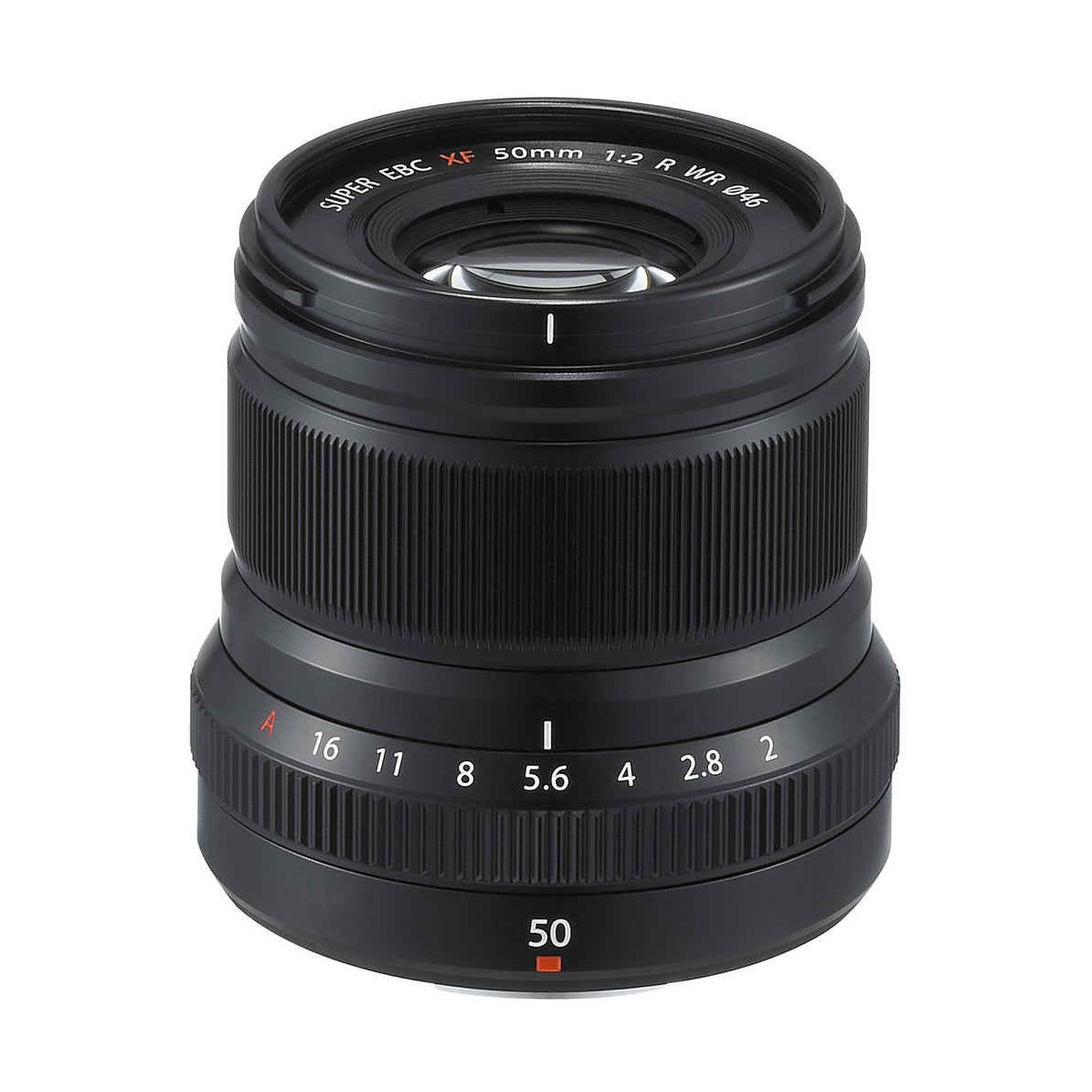 Fujifilm XF 50mm f/2 R WR Lens (Black) (Black) - front