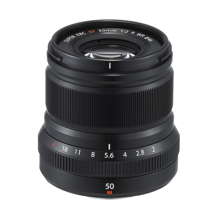 Fujifilm XF 50mm f/2 R WR Lens (Black) (Black) - front