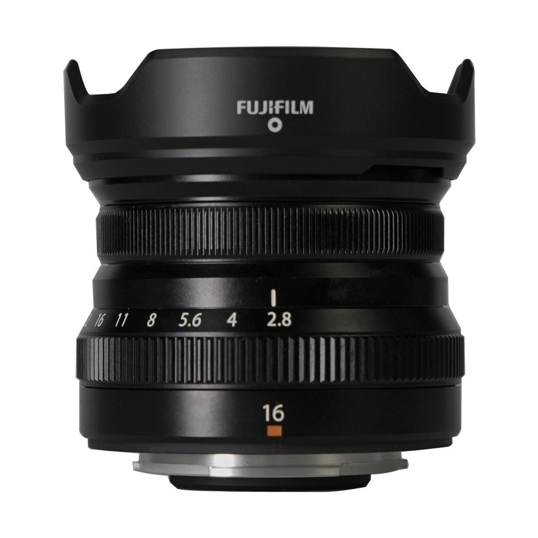 Fujifilm XF 16mm f/2.8 R WR Lens (Black) - front