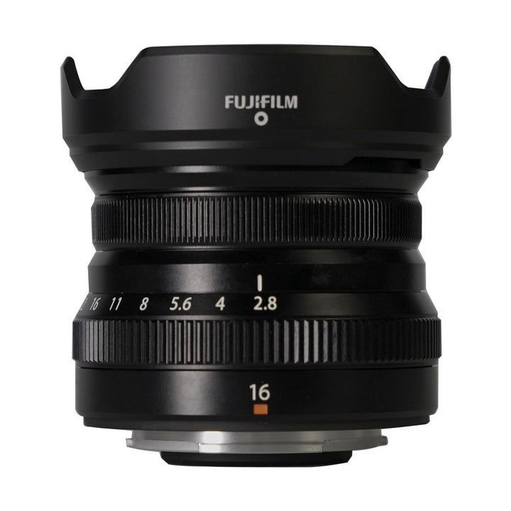 Fujifilm XF 16mm f/2.8 R WR Lens (Black) - front
