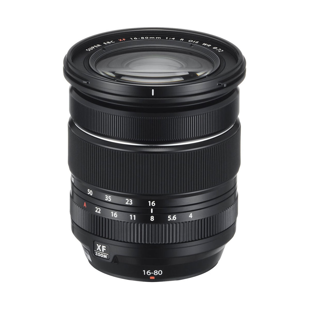 Fujifilm XF 16-80mm f/4 R OIS WR Lens (Black) - front