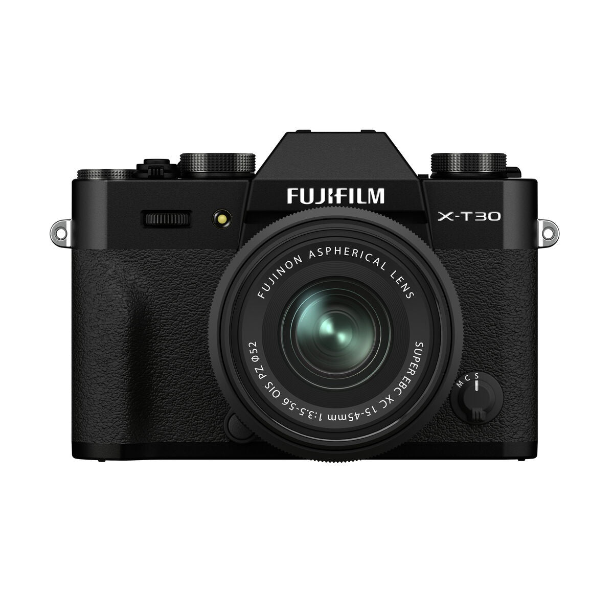 Fujifilm X-T30 II Mirrorless Camera with 15-45mm Lens (Black) - front