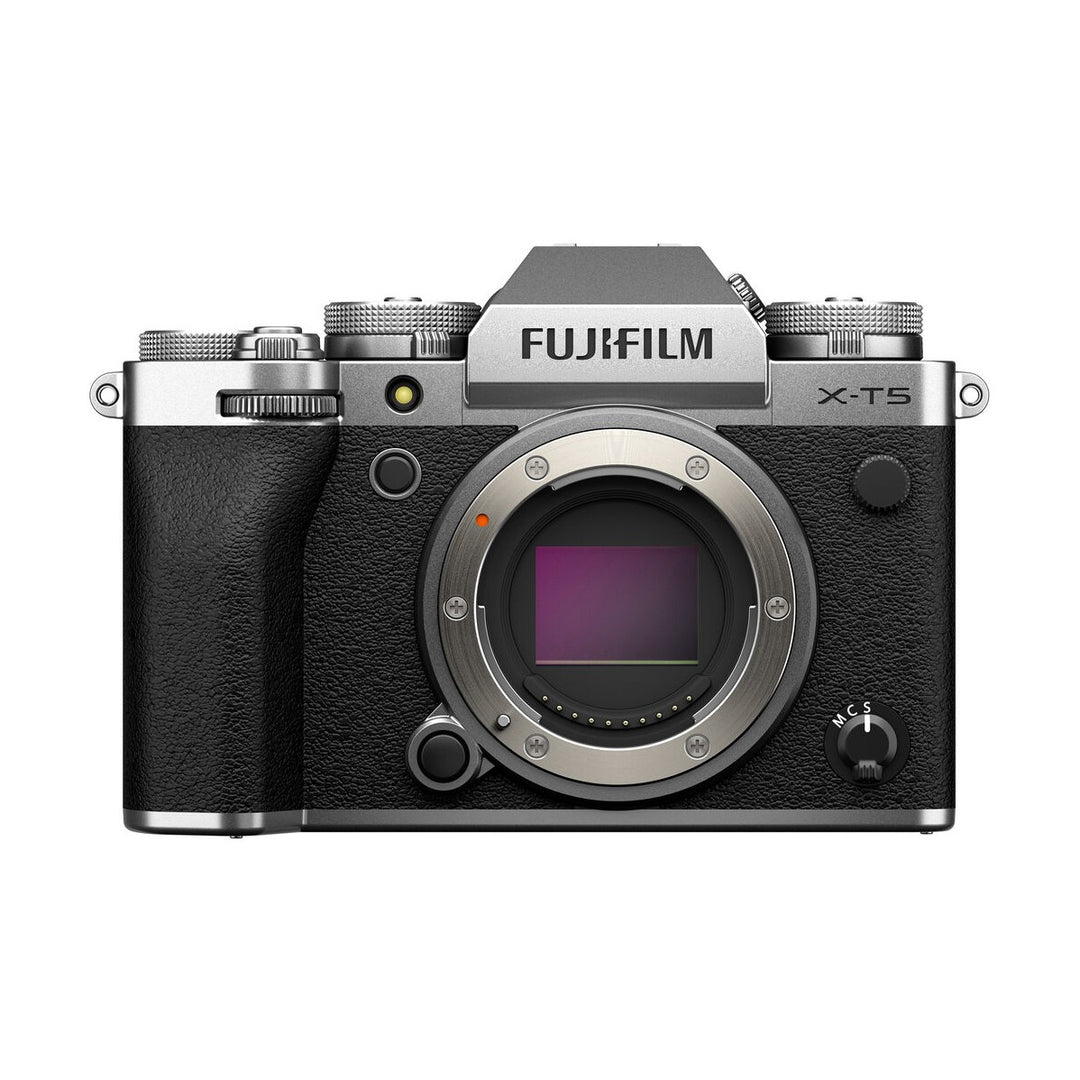 Fujifilm X-T5 Mirrorless Camera (Body Only, Silver) - front