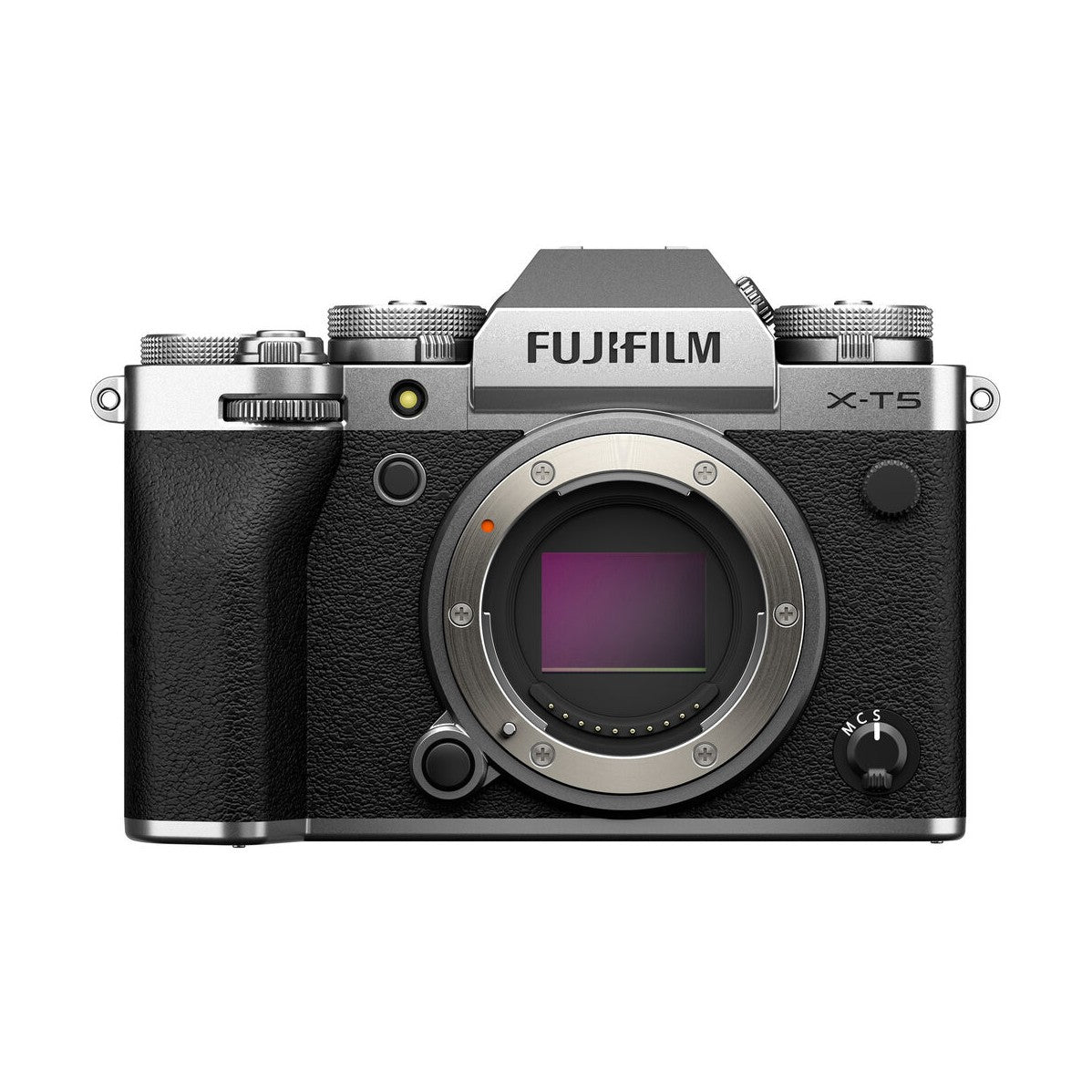 Fujifilm X-T5 Mirrorless Camera (Body Only, Silver) - front