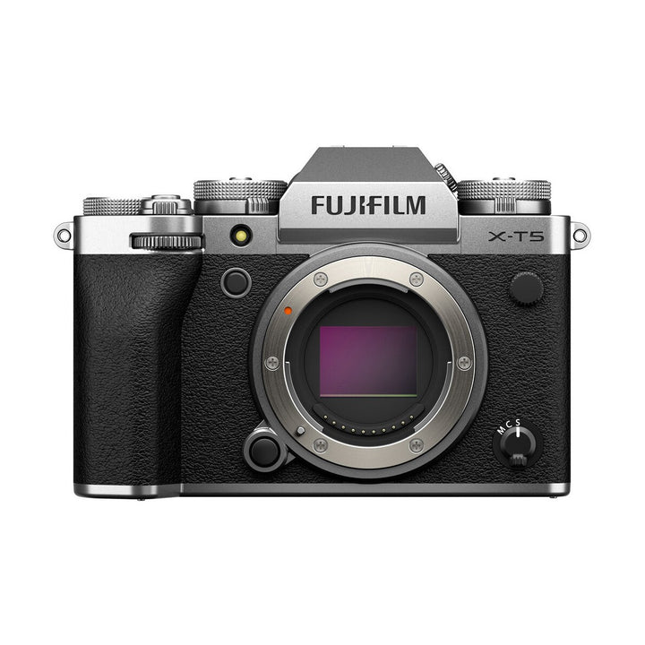 Fujifilm X-T5 Mirrorless Camera (Body Only, Silver) - front