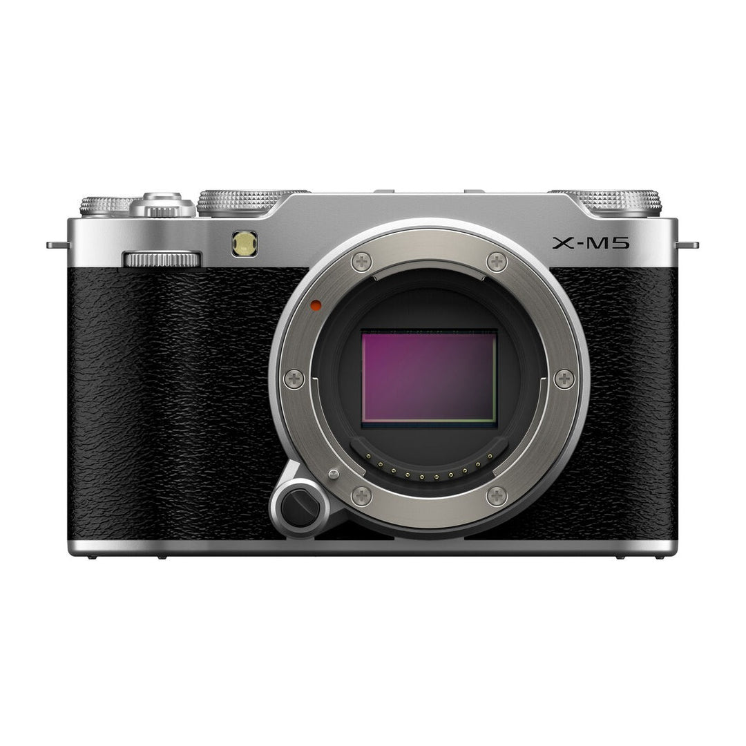 Fujifilm X-M5 Mirrorless Camera - Body Only (Silver) - front