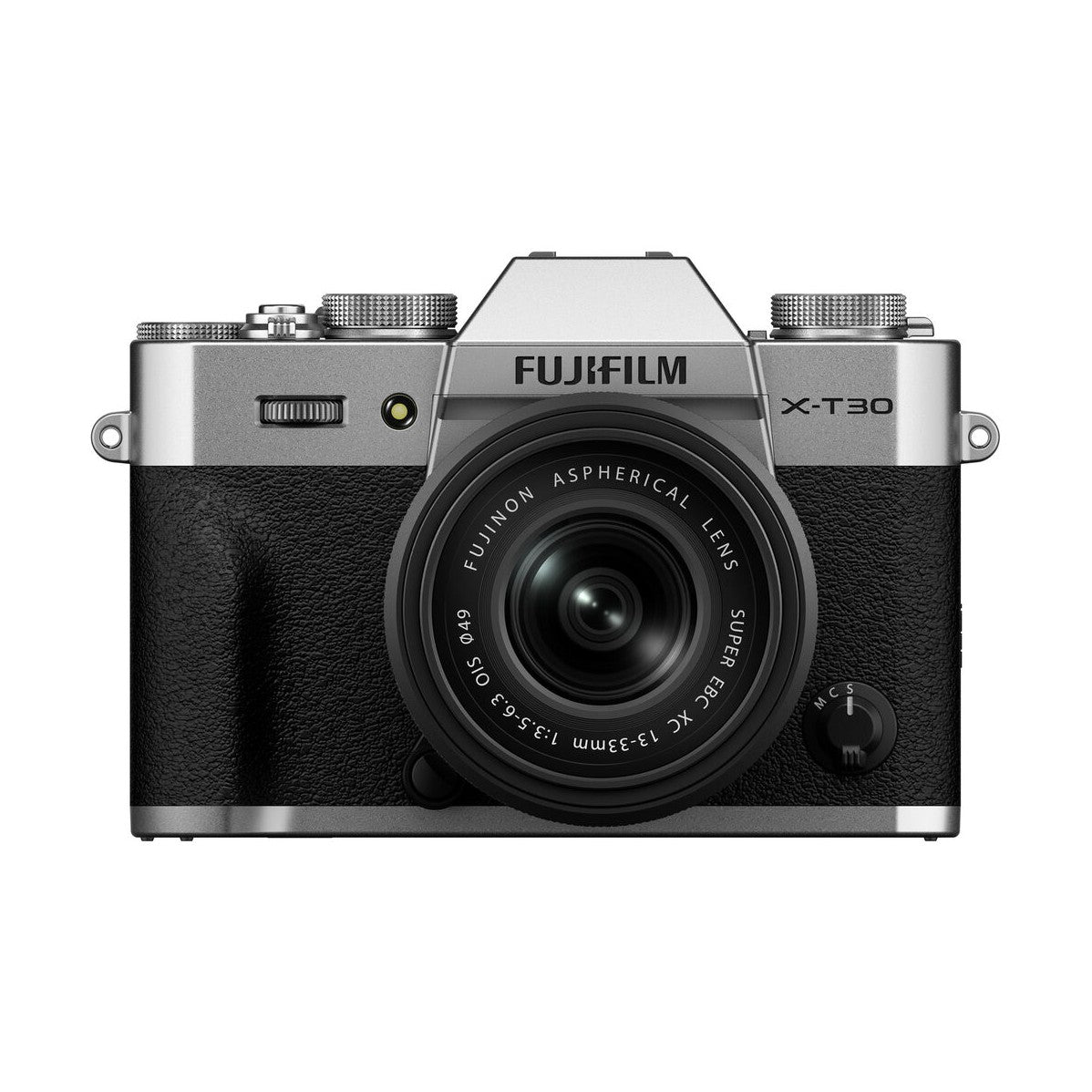 Fujifilm X-T30 III Mirrorless Camera with 13-33mm Lens (Silver) - front