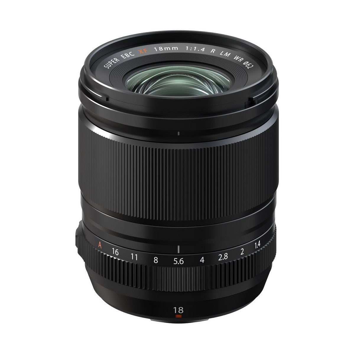 Fujifilm XF 18mm f/1.4 R LM WR Lens (Black) - front