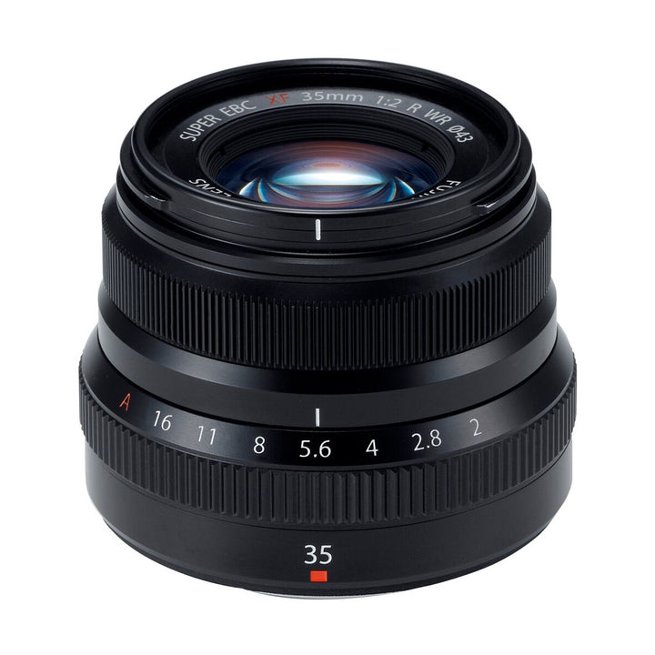 Fujifilm XF 35mm f/2 R WR Lens (Black) (Black) - front