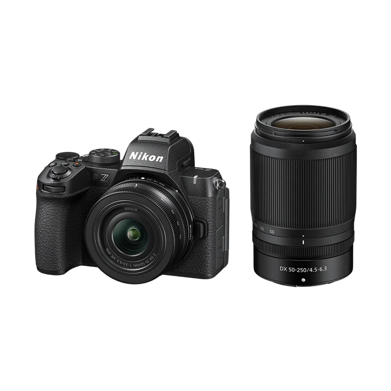 ClubCamera.com Nikon Z50II mirrorless camera dual lens kit with 16-50mm and 50-250mm VR zooms