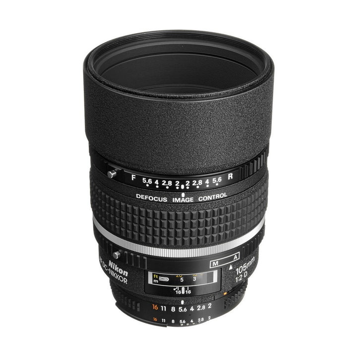 Nikon AF DC-Nikkor 105mm f/2D Lens - front
