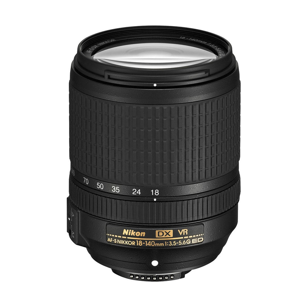 Nikon AF-S DX Nikkor 18-140mm f/3.5-5.6G ED VR Lens - front