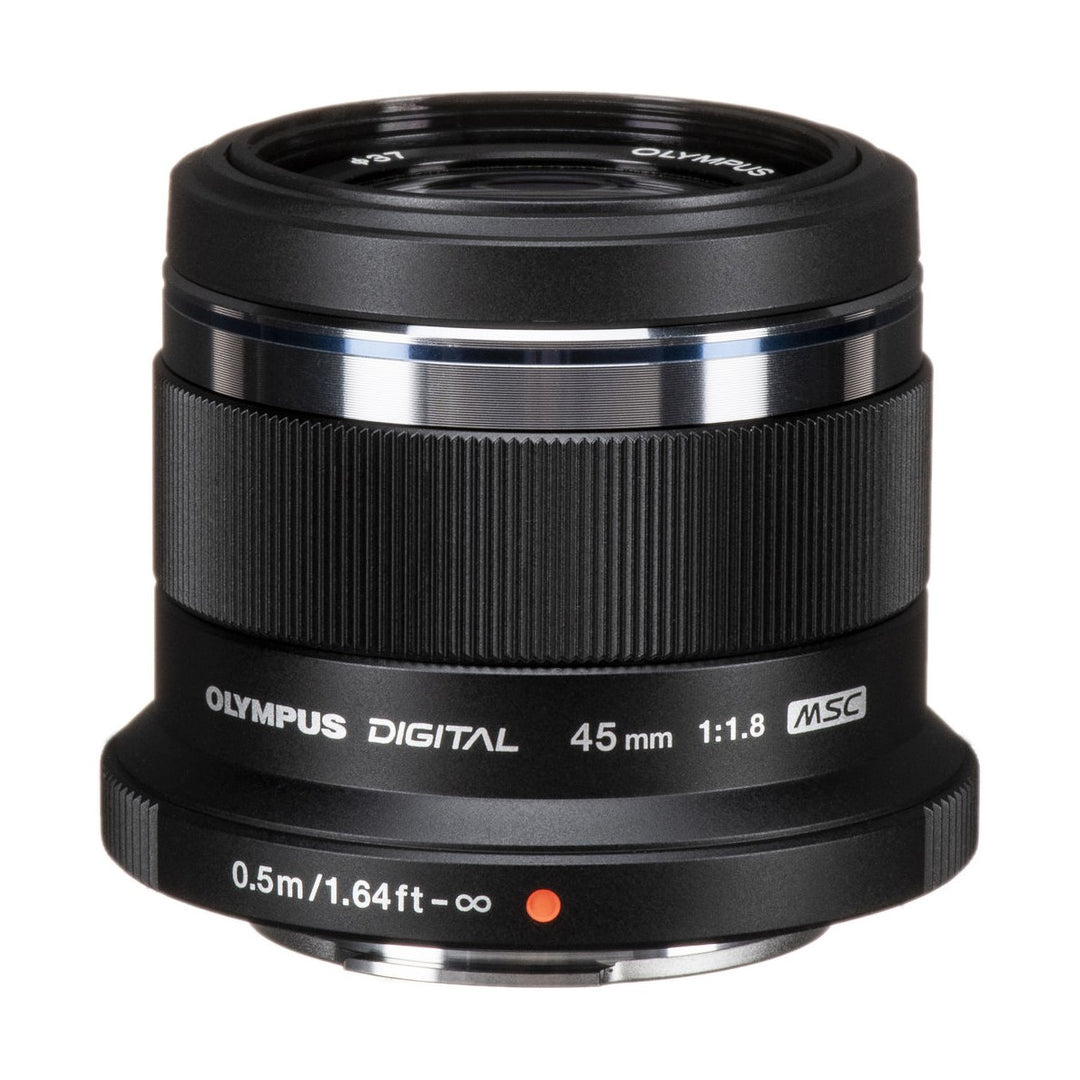 Olympus M.Zuiko Digital ED 45mm f/1.8 Lens (Black) - front