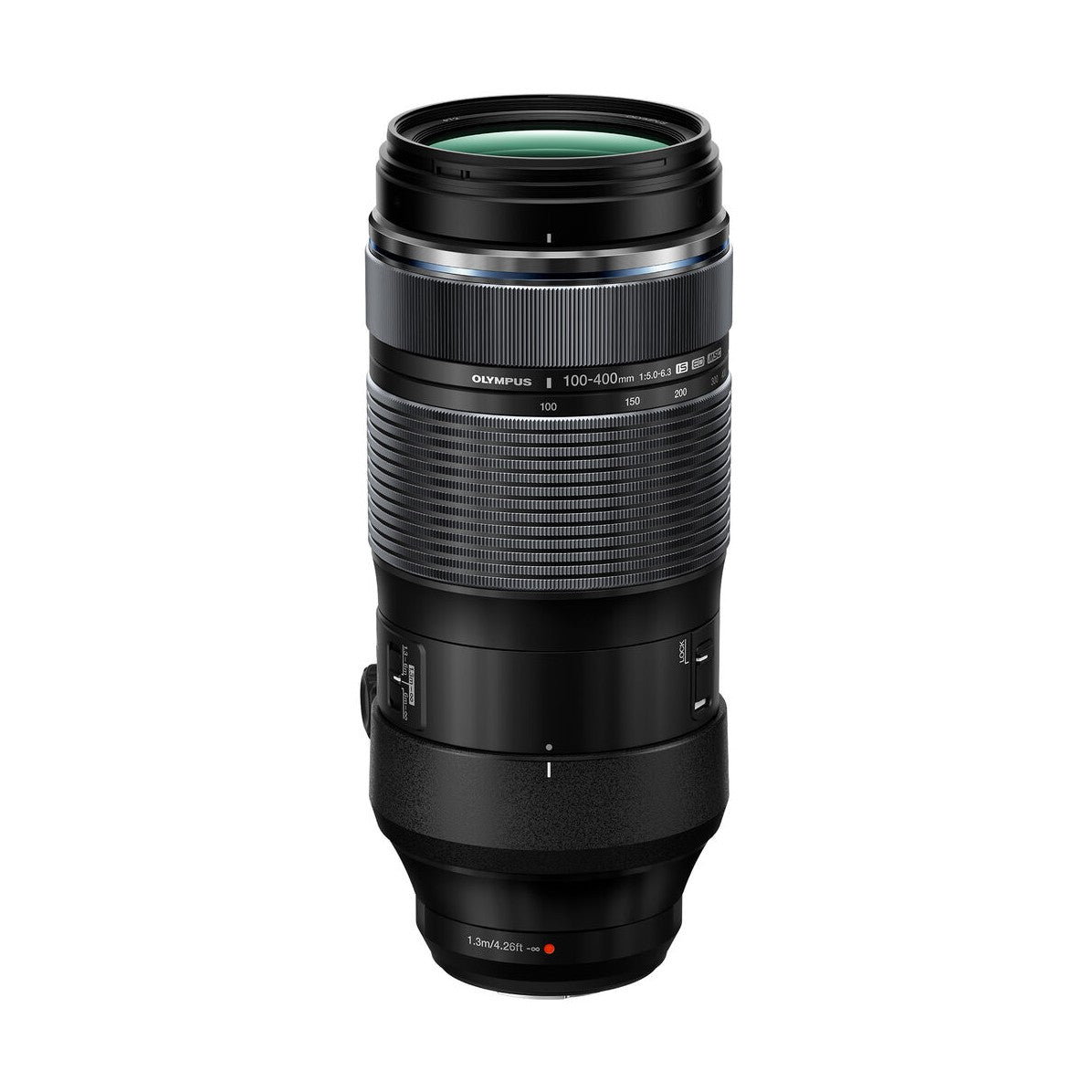 Olympus M.Zuiko ED 100-400mm f/5-6.3 IS Lens (Black) - front