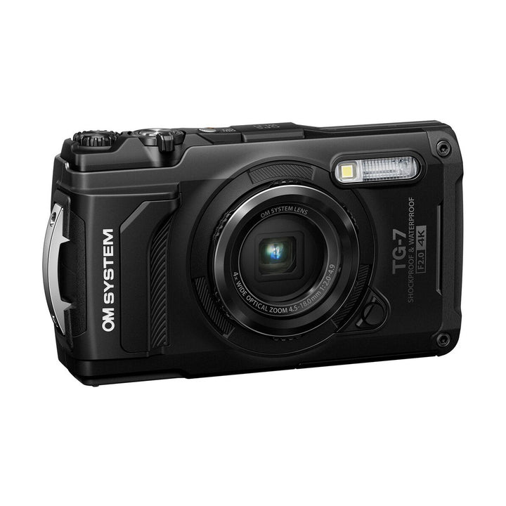 OM SYSTEM Tough TG-7 Digital Camera (Black) - front