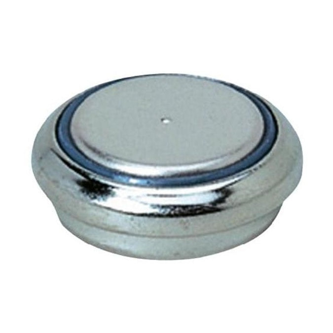 ClubCamera.com PX625A 1.5V alkaline button cell battery with matte silver casing and raised rim for cameras and watches