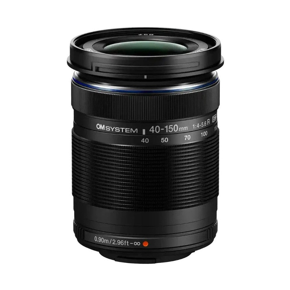 Olympus M.Zuiko ED 40-150mm f/4-5.6 R Lens (Black) - front