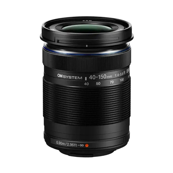 Olympus M.Zuiko ED 40-150mm f/4-5.6 R Lens (Black) - front