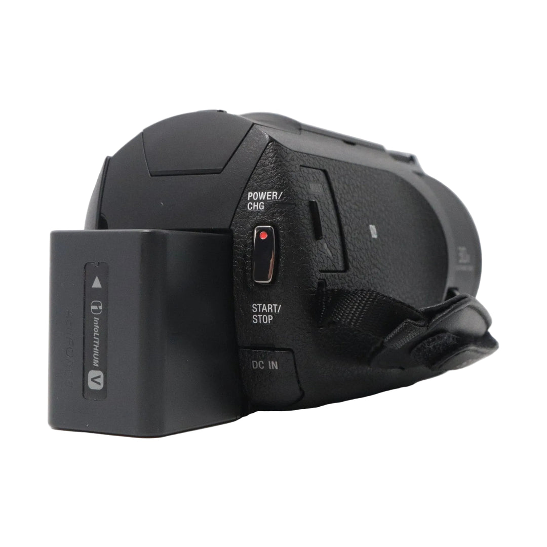Sony FDR-AX45 4K Handycam Camcorder - rear